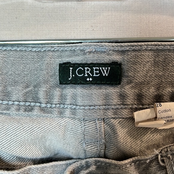 J Crew Jeans Hipslung Gray Straight Leg Womens 28 - Picture 6 of 9